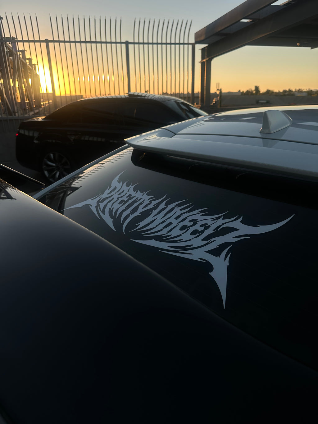 Pretty Wheelz “Gothic” Decal
