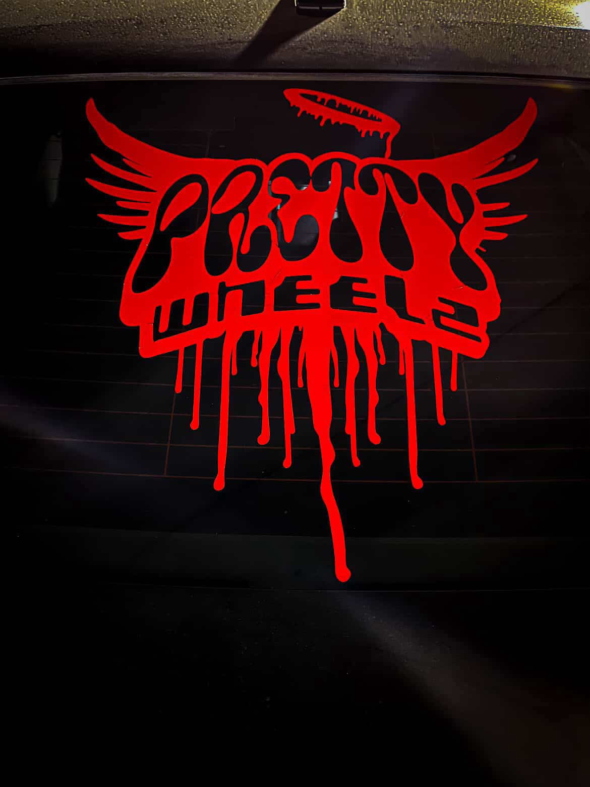 Pretty Wheelz 20in Wingz Decal