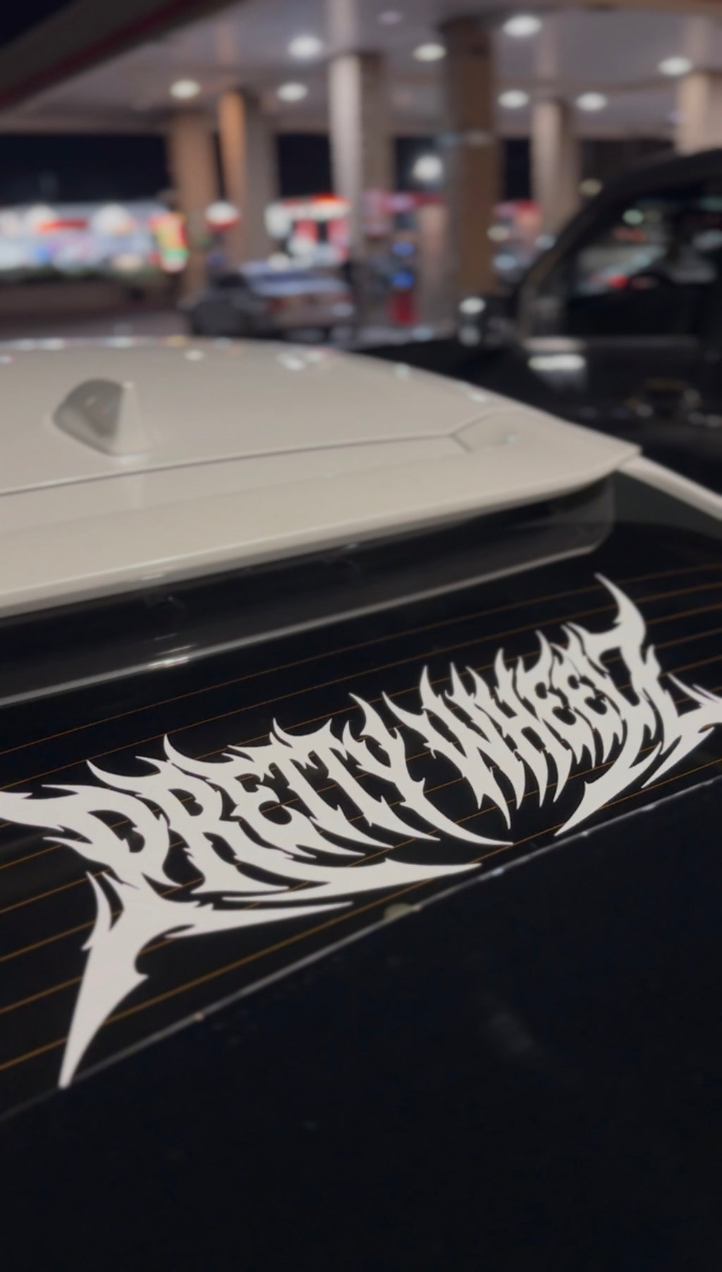 Pretty Wheelz “Gothic” Decal
