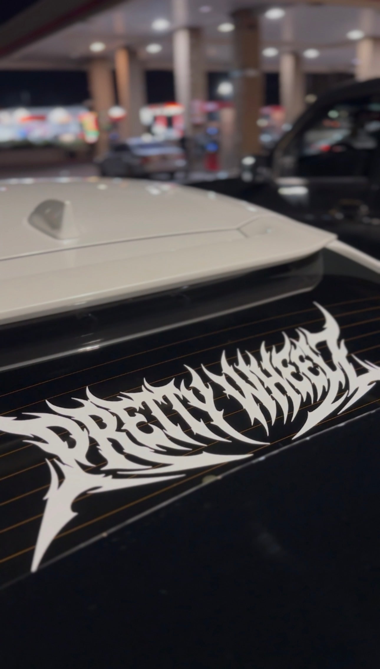 Pretty Wheelz “Gothic” Decal
