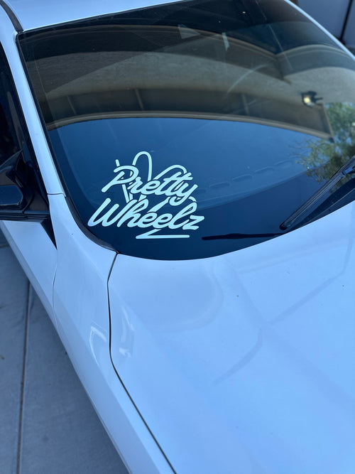 Pretty Wheelz "Heart" Logo Decal