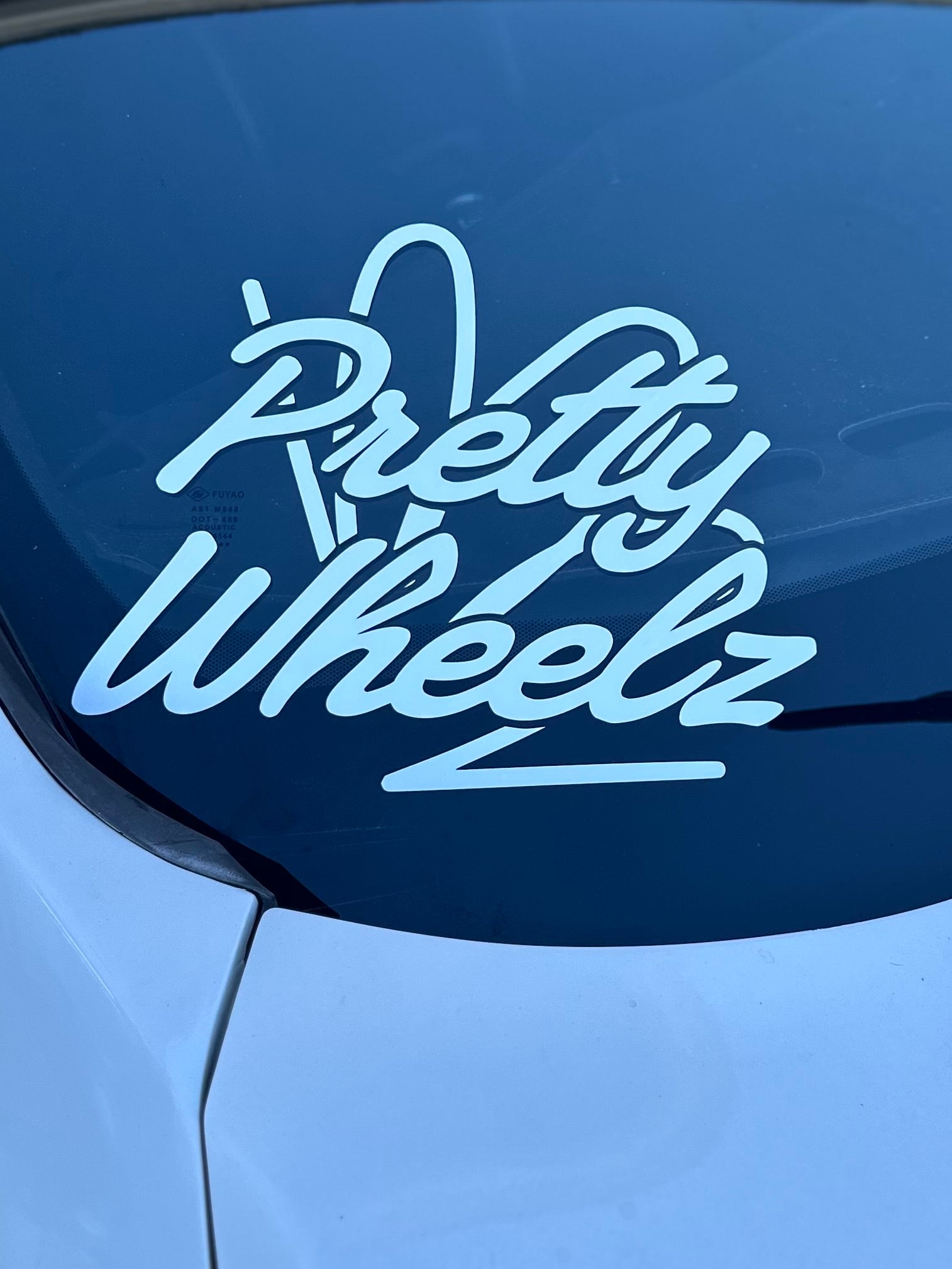 Pretty Wheelz "Heart" Logo Decal