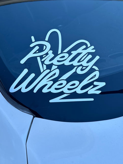 Pretty Wheelz "Heart" Logo Decal