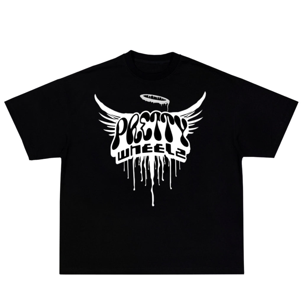 Pretty Wheelz "Wingz" Logo Tee